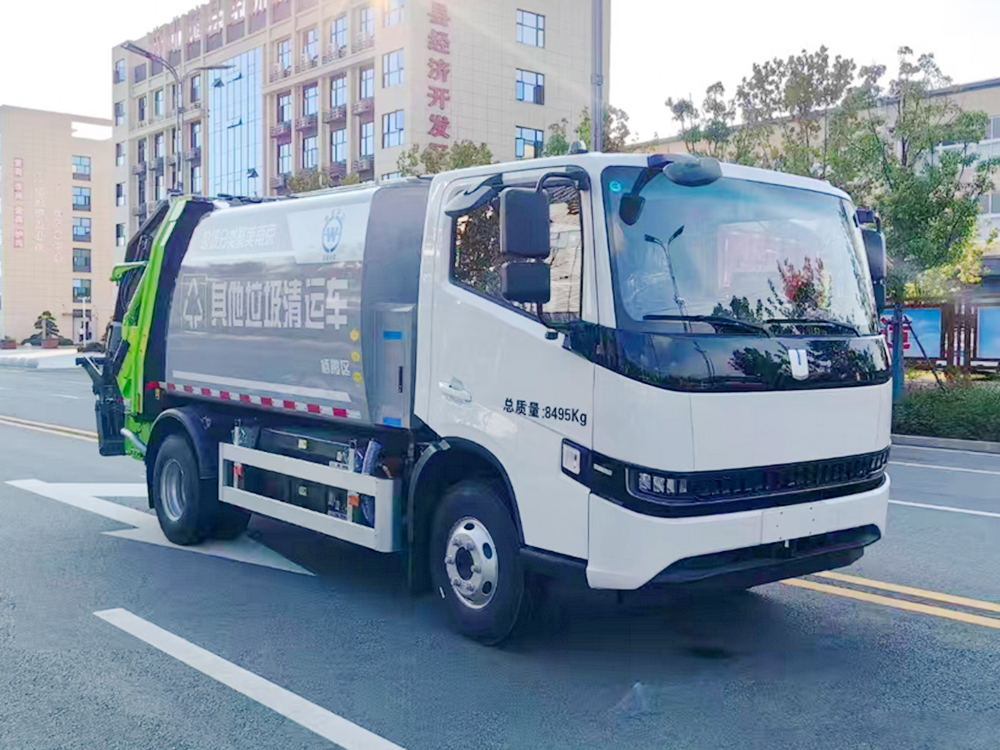 6方吉利纯电动压缩垃圾车