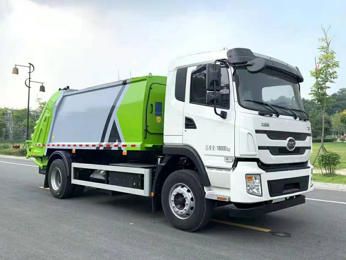 12方比亚迪T8纯电动压缩垃圾车